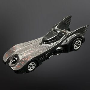 2001 Black Hot Wheels Batmobile DC Comics Mattel 1:64